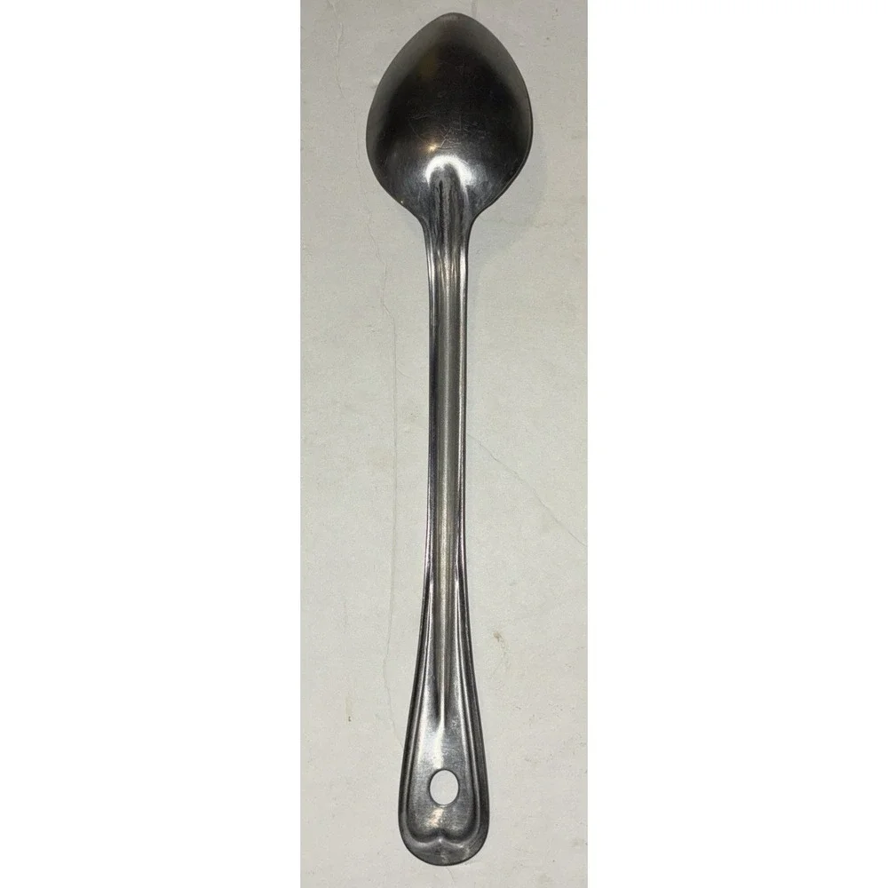 Vintage Crusader Ware Serving Mixing Spoon Stainless Steel 13